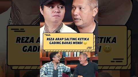 Reza Arap salting pas gading bahas Wendi‼️🤣 #ybrap #yb #gadingmarten #uusbiasaaja #shorts