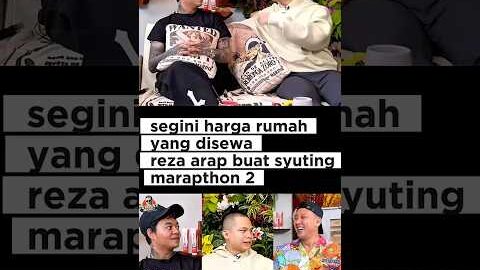 REZA ARAP, ternyata segini buat sewa rumah doang?? #shorts #yb #ybrap