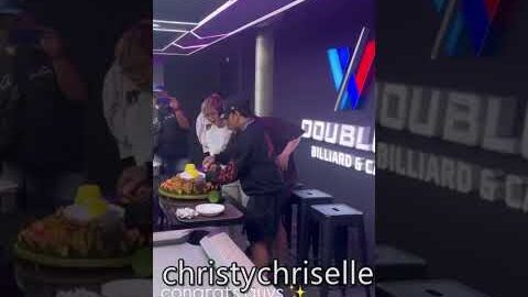 Reza Arap YB belah tumpeng doubleu billiard ada bala-bala #MARAPTHON2 #YB #Tierison #LYuka #GarryAng