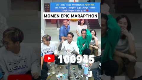 MOMEN INTERNET TERBELAH KARENA REZA ARAP #marapthon #yb