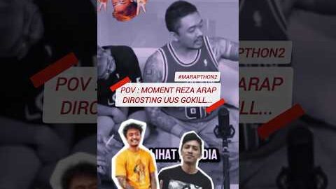 Ups Reza Arap Tak Berkutik di roating Uus.. ngakak!