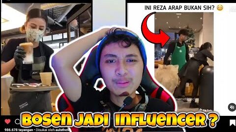 Reza Arap Oktovian & Awkarin jadi pekerja coffee shop?!