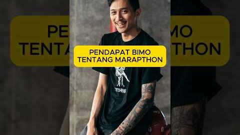 PENDAPAT BIMO TENTANG MARAPTHON #marapthon #yb