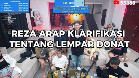 REZA ARAP KLARIFIKASI LEMPAR DONAT KE YUKA😱☠️