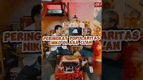 PERINGKAT POPULARITAS NIKO DI A4A CLAN 🥇  #shorts