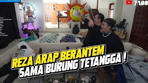 LUCU BANGET ! REZA ARAP BERANTEM SAMA BURUNG TETANGGA ! #yb #marapthon2  #rezaarap
