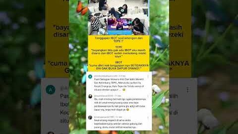 INI TANGGAPAN IBOT KE TEPE #yb #ybrap #rezaoktovian #reels #youtubeshorts #fyp