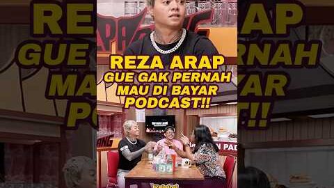 REZA ARAP NOLAK BAYARAN‼️ #podcast #rezaarap #goyanglidah