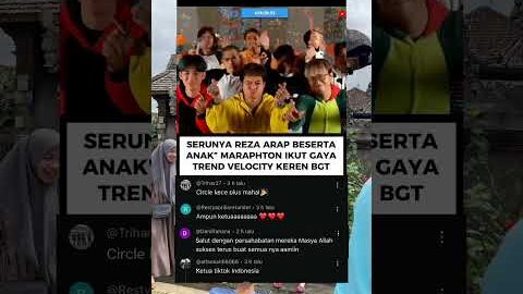 REZA ARAP IKUT TREND VELOCITY #rezaarapoktovian #yb #ybrap #marapthon #gaming