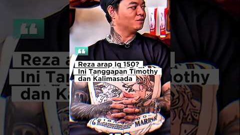 Reza arap IQ 150? 😱#timothyronald #kalimasada #mindset