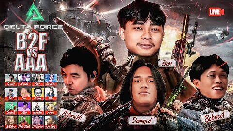 B2F VS AAA LETSGOO  #deltaforce #garenadeltaforce