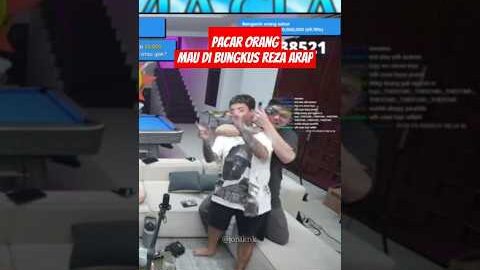 REZA ARAP HAMPIR BUNGKUSIN PACAR ADENYA #yb #ybrap #rezaarap #marapthon #marapthon2 #lyuka #tierison