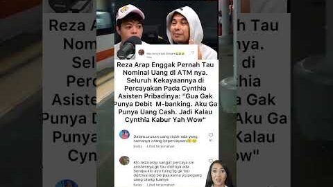 Raditya Bingung Sama Reza Arap #trendingshorts #viralshorts