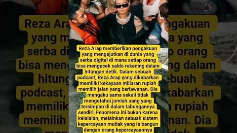Penghasilan Dipegang Asisten Pribadi, Reza Arap Tak Tahu Berapa Banyak Uangnya #shorts