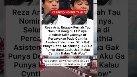 Reza arap ini punya hipertiroid kah #rezaarap #beritaterkini  #masukberanda #beritaviral
