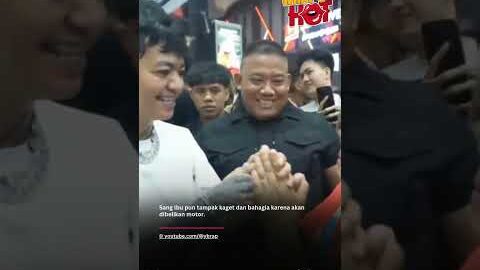 WIOW, REZA ARAP BELIKAN MOTOR UNTUK SEORANG IBU DI PRJ