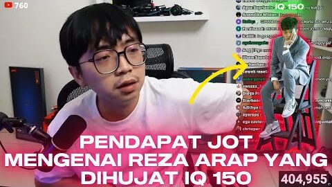 Pendapat Jot Reza Arap dihujat IQ 150 “Gua Berteman bukan karena IQ”❗❗