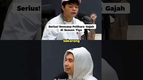 Reza Arap mau pelihara gajah di season tiga 😱