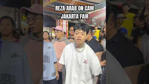 Reza arab on cam jakarta fair x a4aclan #yb #mraloy #aloy