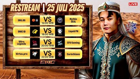 RESTREAM EWC MATCH PANAS !! DAY 3