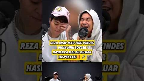 REZA ARAP MAU TIRU VINDES‼️#rezaarap😁 #radityadika