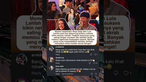 Reza Arap & Lula Lahfah Makin Dekat di Live Stream bareng AAA Clan? Netizen Heboh!