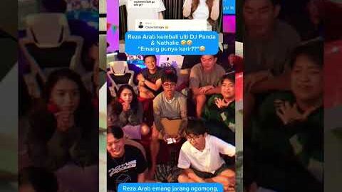 Reza Arab ulti DJ Panda & Nathalie 🔥🤪🤣#rezaarap #djpanda #nathalieholscher