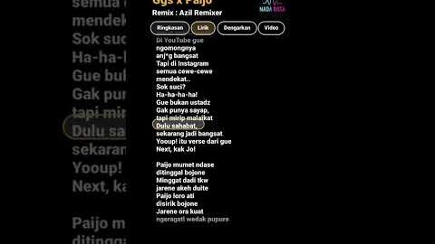 REZA ARAP OKTOVIAN GAMERS GANTENG IDAMAN || Lagu Viral Tiktok #liriklagu #lyrics #shorts