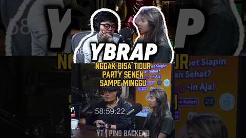 Reza Arap nggak bisa tidur,  party seminggu #clips #podcast #ybrap #deddycorbuzier #rezaarap