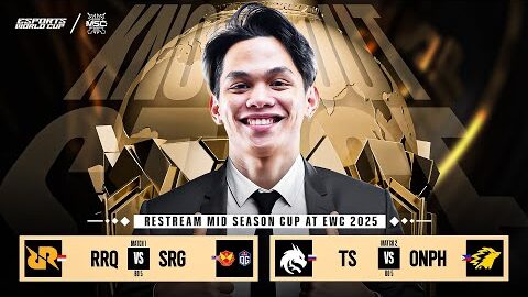 RESTREAM KNOCK OUT STAGE EWC 2025 DAY 2