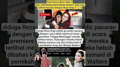Dulu Bridesmaid, Kini Jadi Pacar Reza Arap‼️😱❓#shorts #trending