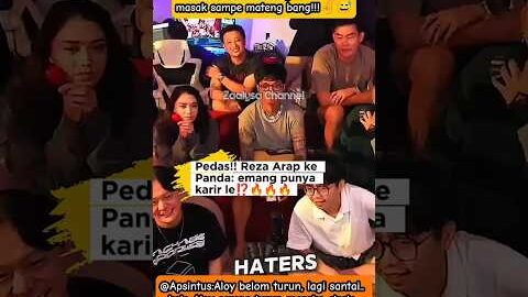 Pedas!! Reza Arap ke Panda: emang punya karir le⁉️🔥🔥🔥 #djpanda #erikacarlina #rezaarap