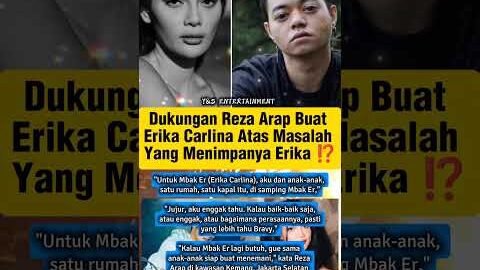 SAHABAT SEJATI ⁉️Dukungan Reza Arap Buat Erika Carlina yang Hamil di Luar Nikah