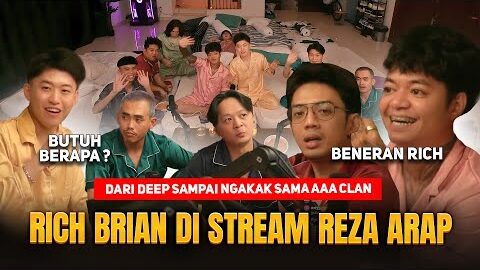 RICH BRIAN DI STREAM REZA ARAP ! DARI DEEP SAMPAI NGAKAK SAMA KING ALOY & AAA CLAN