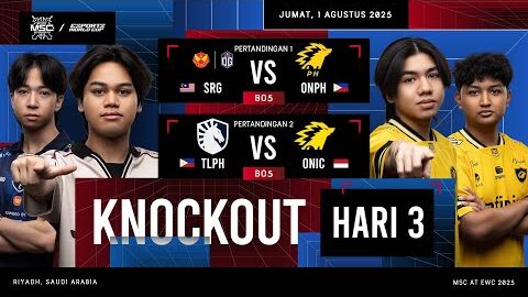 🔴 LIVE | MSC di EWC 25 | HARI 8