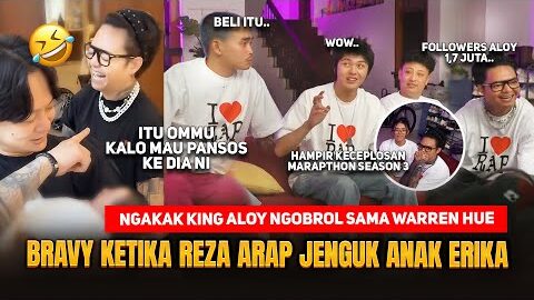NGAKAK BRAVY KETIKA REZA ARAP JENGUK ANAK ERIKA 🤣 YB HAMPIR KECEPLOSAN MARAPTHON S3 ! ALOY & WARREN