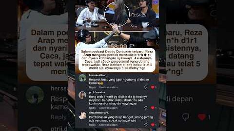 😱 REZA ARAP NGAKU NY4RIS M3NINGG4L ‼️#shorts