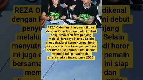 Reza Arap Jadi Sutradara dan Pemain Film Harusnya Horror #shorts