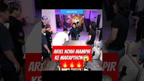 🔥ARIEL NOAH MAKAN SAHUR DI MARAPTHON @ybrap #marapthon #ariel #noah #shorts