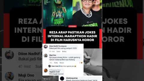 Film Reza Arap Di nilai sampah oleh Netizen #shorts