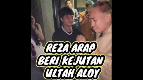 REZA ARAP BERI KEJUTAN ALOY‼️ ALOY SAMPE NANGIS