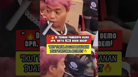 Reza Arap Bagikan Makanan Ke ara Pendemo !#gosipartis #beritaterkini #rezaarap #yb #demo #gosip