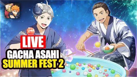 🔴 LIVE GACHA AZUMANE SUMMER FESTIVAL 2 – HAIKYU!! Livestream (Mediashare ON)