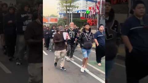 Reza Arap , aloy & A4ACLAN Gabung Aksi Di Jalanan #yb #ybrap #aloy #a4aclan #viral #shorts