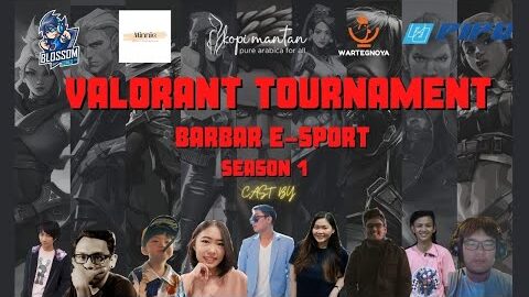 🔴LIVE: VALORANT TOURNAMENT BARBAR ESPORT 1 BAE vs ALASKAQ – Valorant Indonesia