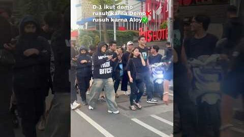 king aloy x reza arab ikut demo jakarta #mraloy #aloy #yb