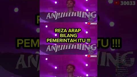 REZA ARAP KRITIK PEMERINTAH DI PANGGUNG PESTAPORA #yb #pestapora #aaaclan