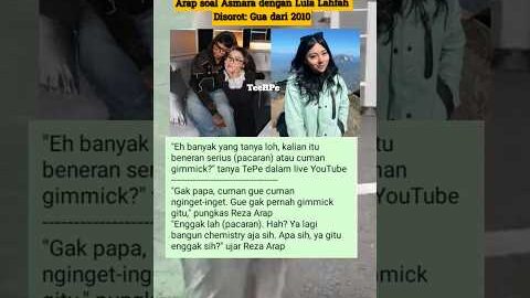 Ucapan Reza Arap soal Asmara dengan Lula Lahfah Disorot: #shorts #feedshorts #masukberanda