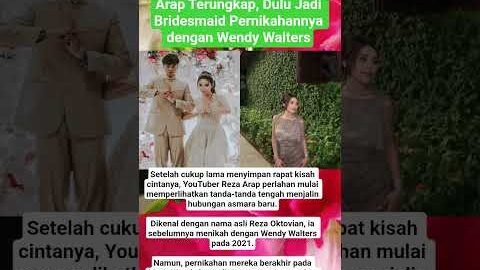 Sosok Pacar Baru Reza Arap Terungkap, Dulu Jadi Bridesmaid Pernikahannya dengan Wendy Walters