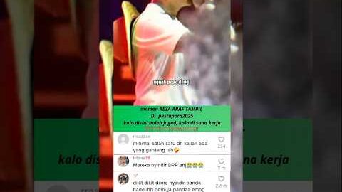 REZA ARAP tampil di pestapora 2025 #shorts